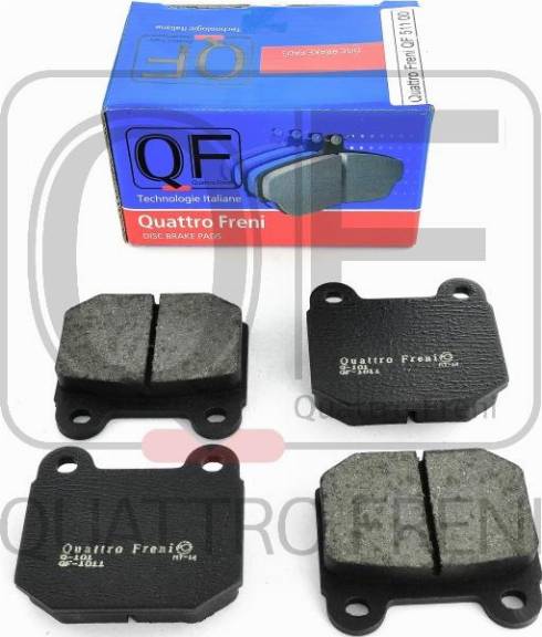 Quattro Freni QF51100 - Тормозные колодки, дисковые, комплект autosila-amz.com