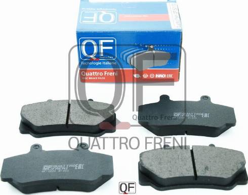 Quattro Freni QF52100 - Тормозные колодки, дисковые, комплект autosila-amz.com