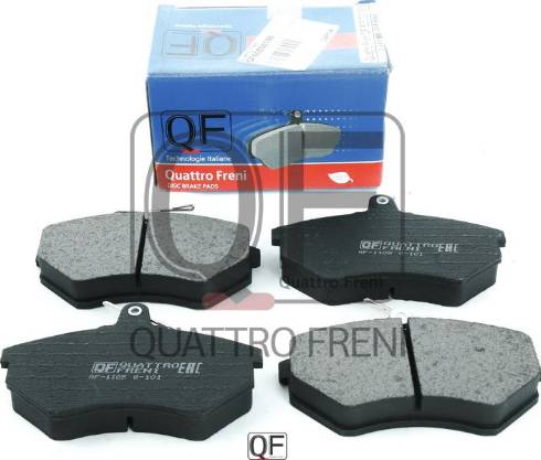 Quattro Freni QF60500196 - Тормозные колодки, дисковые, комплект autosila-amz.com