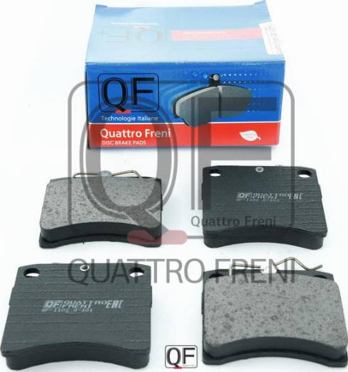 Quattro Freni QF60200 - Тормозные колодки, дисковые, комплект autosila-amz.com
