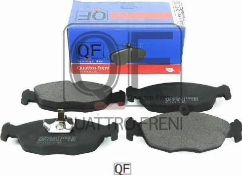 Quattro Freni QF61100 - Тормозные колодки, дисковые, комплект autosila-amz.com