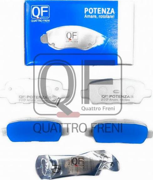 Quattro Freni QF63102P - Тормозные колодки, дисковые, комплект autosila-amz.com