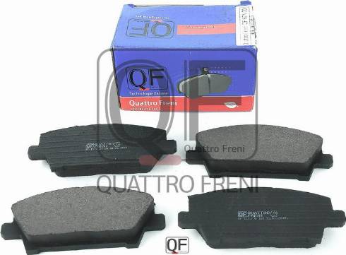 Quattro Freni QF67100 - Тормозные колодки, дисковые, комплект autosila-amz.com