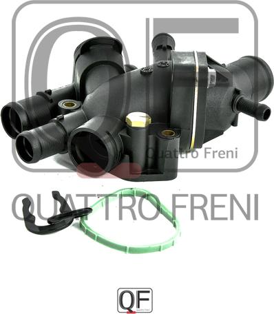 Quattro Freni QF15A00032 - Термостат охлаждающей жидкости / корпус autosila-amz.com