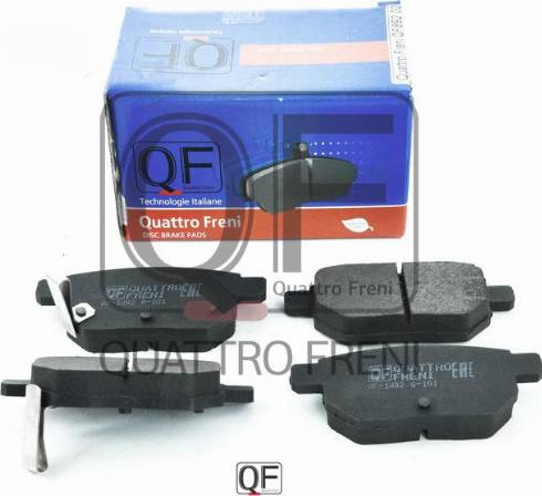 Quattro Freni QF89202 - Тормозные колодки, дисковые, комплект autosila-amz.com
