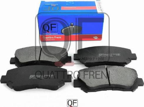 Quattro Freni QF84600 - Тормозные колодки, дисковые, комплект autosila-amz.com