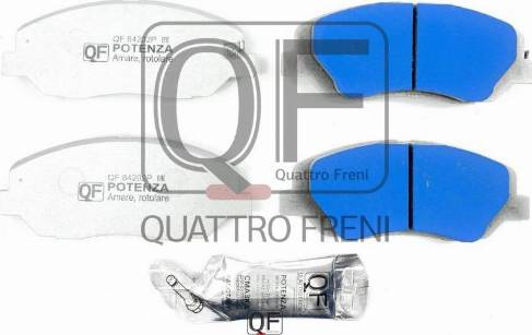 Quattro Freni QF84202P - Тормозные колодки, дисковые, комплект autosila-amz.com