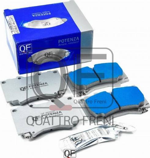 Quattro Freni QF85502P - Тормозные колодки, дисковые, комплект autosila-amz.com