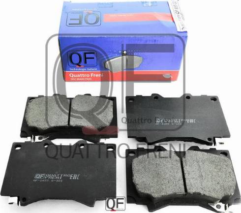 Quattro Freni QF85502 - Тормозные колодки, дисковые, комплект autosila-amz.com