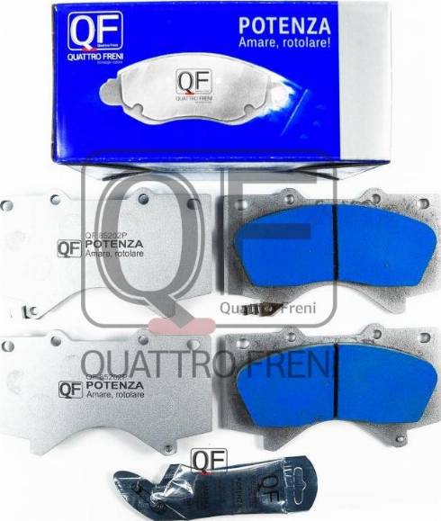 Quattro Freni QF85202P - Тормозные колодки, дисковые, комплект autosila-amz.com