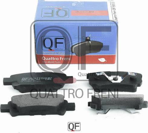 Quattro Freni QF86300 - Тормозные колодки, дисковые, комплект autosila-amz.com