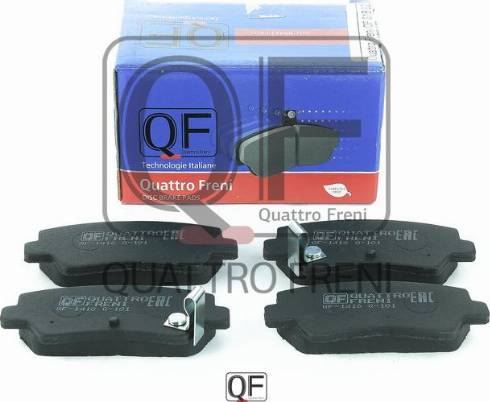 Quattro Freni QF81802 - Тормозные колодки, дисковые, комплект autosila-amz.com