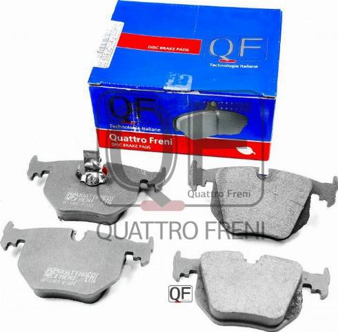 Quattro Freni QF88900 - Тормозные колодки, дисковые, комплект autosila-amz.com