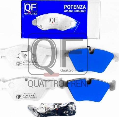 Quattro Freni QF88500P - Тормозные колодки, дисковые, комплект autosila-amz.com