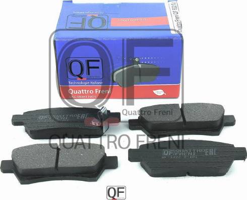 Quattro Freni QF82202 - Тормозные колодки, дисковые, комплект autosila-amz.com