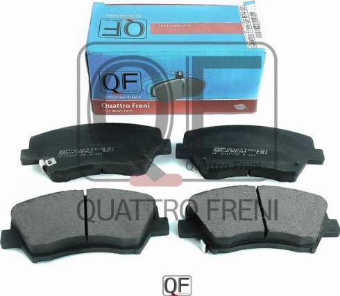 Quattro Freni QF87402 - Тормозные колодки, дисковые, комплект autosila-amz.com