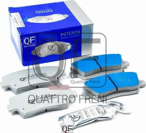 Quattro Freni QF87502P - Тормозные колодки, дисковые, комплект autosila-amz.com