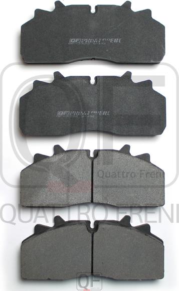 Quattro Freni QF221250 - Тормозные колодки, дисковые, комплект autosila-amz.com
