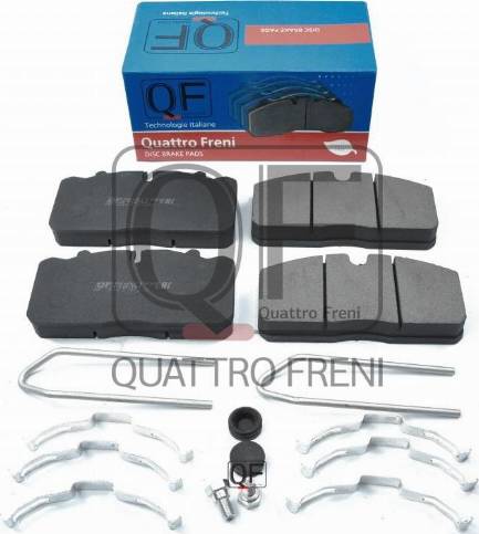 Quattro Freni QF71250 - Тормозные колодки, дисковые, комплект autosila-amz.com