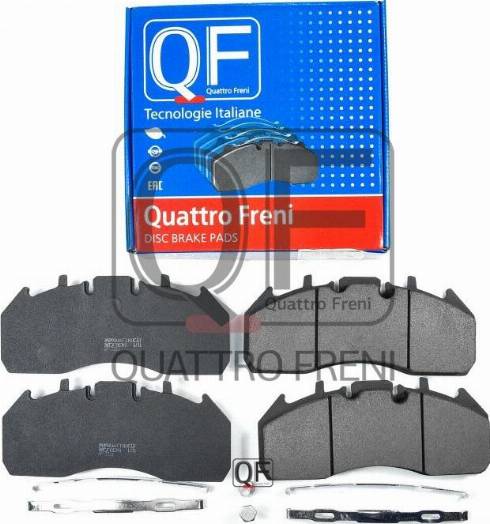 Quattro Freni QF72150 - Тормозные колодки, дисковые, комплект autosila-amz.com