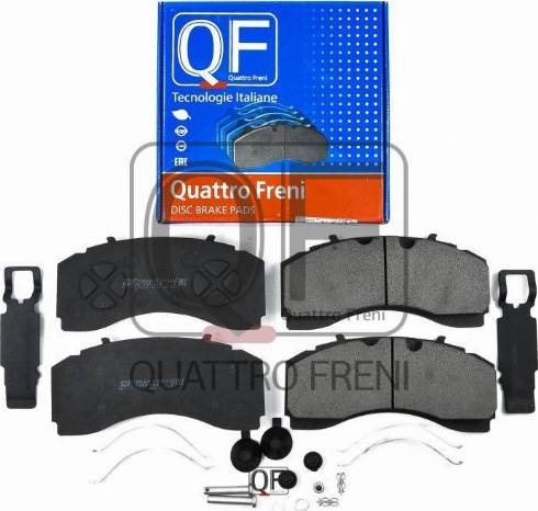 Quattro Freni QF72850 - Тормозные колодки, дисковые, комплект autosila-amz.com