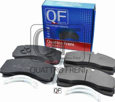 Quattro Freni QF72851 - Тормозные колодки, дисковые, комплект autosila-amz.com