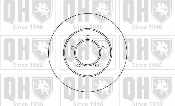 Quinton Hazell BDC4944 - Тормозной диск autosila-amz.com