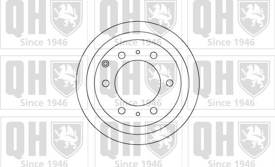 Quinton Hazell BDC4943 - Тормозной диск autosila-amz.com
