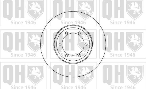 Quinton Hazell BDC4956 - Тормозной диск autosila-amz.com