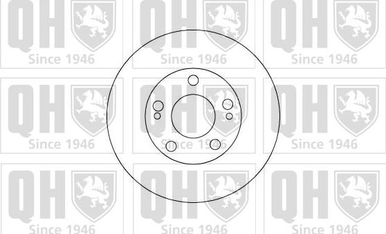 Quinton Hazell BDC4981 - Тормозной диск autosila-amz.com
