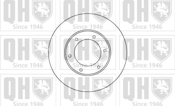 Quinton Hazell BDC4936 - Тормозной диск autosila-amz.com