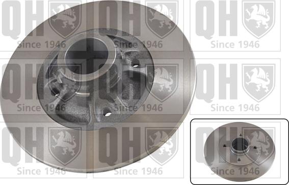 Quinton Hazell BDC4402 - Тормозной диск autosila-amz.com