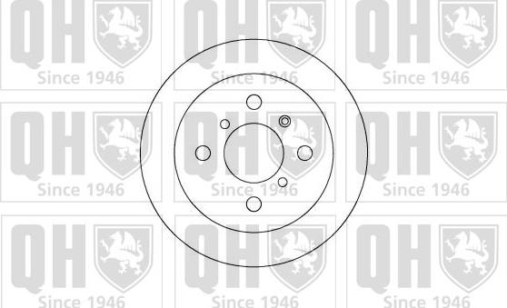 Quinton Hazell BDC4595 - Тормозной диск autosila-amz.com
