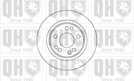 Quinton Hazell BDC4553 - Тормозной диск autosila-amz.com