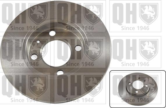 Quinton Hazell BDC4503 - Тормозной диск autosila-amz.com