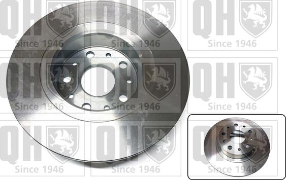 Quinton Hazell BDC4502 - Тормозной диск autosila-amz.com