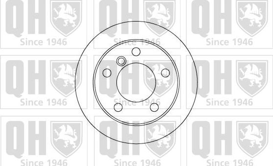 Quinton Hazell BDC4535 - Тормозной диск autosila-amz.com