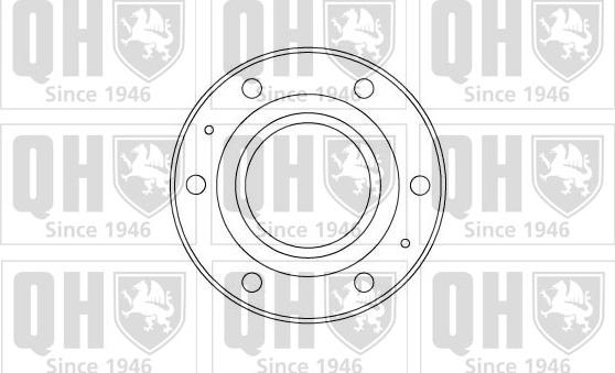 Quinton Hazell BDC4653 - Тормозной диск autosila-amz.com