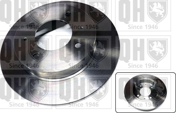 Quinton Hazell BDC4614 - Тормозной диск autosila-amz.com