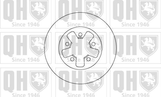 Quinton Hazell BDC4118 - Тормозной диск autosila-amz.com