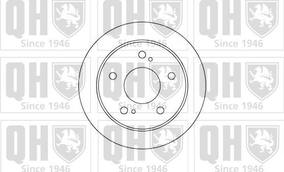 Quinton Hazell BDC4859 - Тормозной диск autosila-amz.com