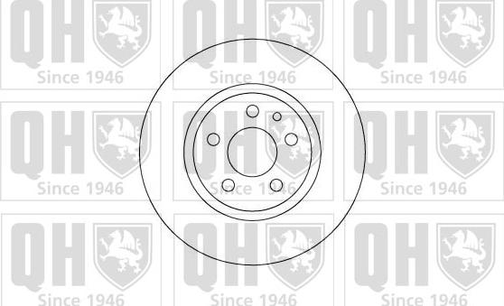 Quinton Hazell BDC4801 - Тормозной диск autosila-amz.com