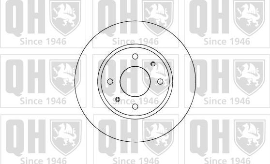 Quinton Hazell BDC4885 - Тормозной диск autosila-amz.com