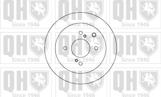 Quinton Hazell BDC4831 - Тормозной диск autosila-amz.com
