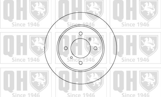 Quinton Hazell BDC4879 - Тормозной диск autosila-amz.com