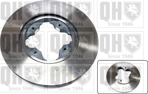 Quinton Hazell BDC4357 - Тормозной диск autosila-amz.com