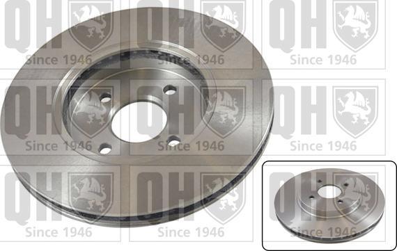 Quinton Hazell BDC4316 - Тормозной диск autosila-amz.com