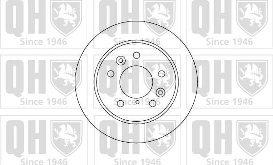 Quinton Hazell BDC4388 - Тормозной диск autosila-amz.com