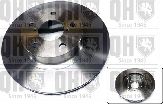 Quinton Hazell BDC4328 - Тормозной диск autosila-amz.com