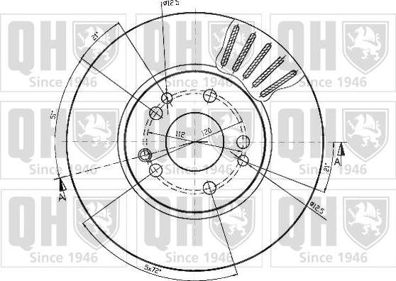 Quinton Hazell BDC4379 - Тормозной диск autosila-amz.com